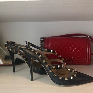 Valentino rockstud heels sandals shoes